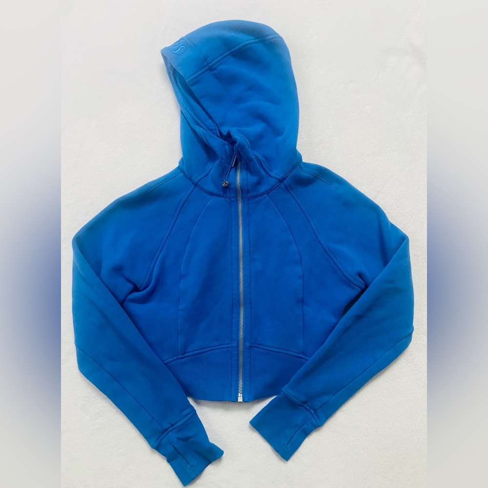 Lululemon cropped full zip hoodie